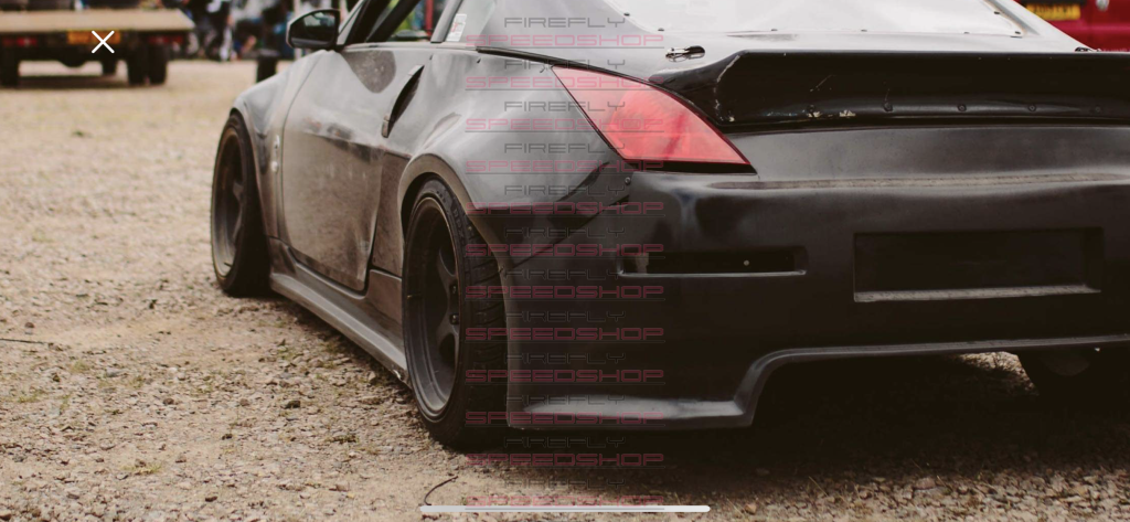 350z Rear Over Fenders 50mm